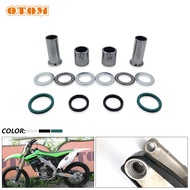 OTOM Motorcycle Racing Swing Arm Bearing Bushing Oil Seal Kit For KAWASAKI KX250F KX450F KLX450R Pit