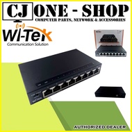 ✹ ◺ ∇ Witek WI-SG108 8-Port Gigabit Desktop Switch ( Metal case )