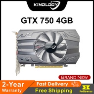 Kinology GTX 750 4GB Brand New Video Graphics Card VGA 512SP For Gaming GTX 2GB 1GB Optional GPU Rad