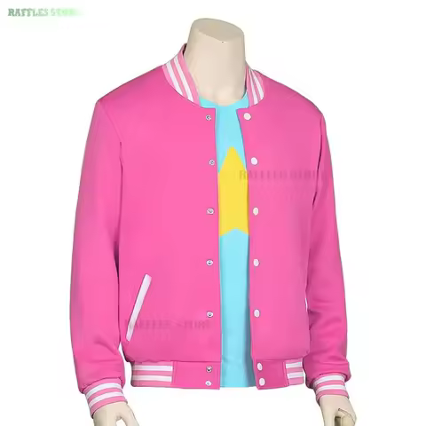 Steven Cosplay Costume Pink Blue WIth Star Wig Anime Cartoon Universe T-shirt Top Coat Jacket Cospla