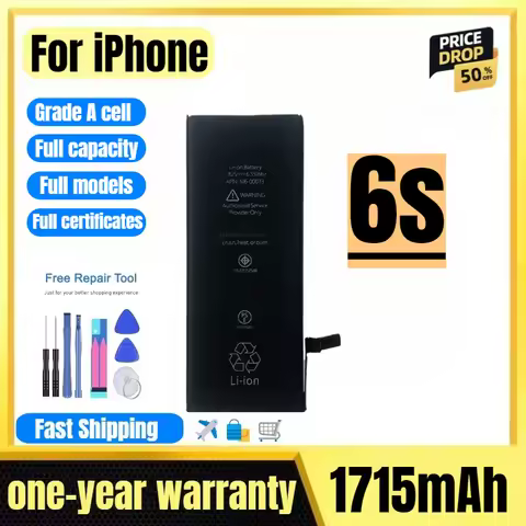 A1688/A1691/A1700 for IPhone 6s Mobile Phone Battery High Quality High Capacity Replacement Bateria 