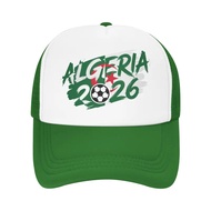 Algeria Flag Algerian Soccer Mesh Baseball Adjustable Summer Trucker Caps