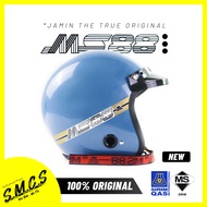 MS88 Helmet MS Tali Tulisan Merah (100%ORIGINAL) Sirim Certified 9 Warna 3 Button Helmet TOPI MS88 M