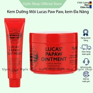Lucas Paw Paw lip balm full size, multi-purpose, prevents chapped lips, soothes skin, genuine.