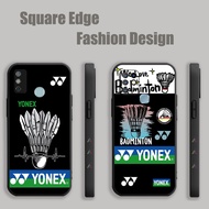 Casing For Vivo Y72 V23e V23 S12 Y35 V25e V27e Yonex Badminton Racket Collage OAP03 Phone Case Square Edge