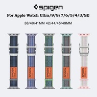 Spigen Original Nylon Strap Spors Bracelet Compatible For Apple Watch Ultra 9 8 7 6 5 4 3 SE iWatch 49mm 45mm 41mm 44mm 40mm 42mm 38mm