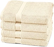 Cream Bath Towel thick and Pure Cotton 27x54 Inches