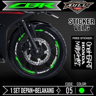STICKER STICKER Cutting Rim CBR 150R - Sticker Accessories Cutting Sticker List Motor Honda CBR150R 