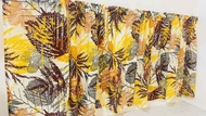 Lababo Curtain/Sink Curtain/Plain and Printed Design - LxW 32x58 inches-sold per piece/Geena Curtain