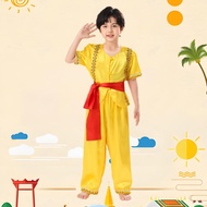 Cambodia Kids Costume Boy Thai Culture Suit Teen Outfit UN Costume