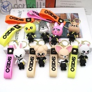 CORDELL Skzoo Keychain, Leeknow Felix Kpop Stray Kids Pendant, Cartoon Fashion Creative PVC Bang Chan Keyring Couple