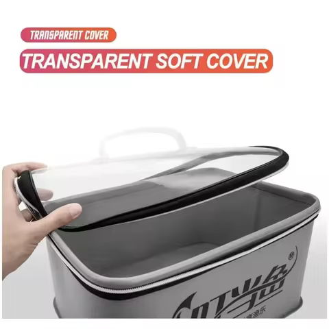 Multifunction EVA Fishing Bag Box Folding Live Fish Bucket 4L 6L 10L 14L Water Container Bags Fishin