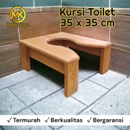 Kursi toilet kursi wc duduk lansia kursi jongkok kayu bangku kloset