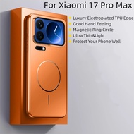 For Xiaomi 17 /17 Pro/Xiaomi 17 Pro Max Case Luxury Skin Feeling Matte PC Hard Magnetic Phone Cover 