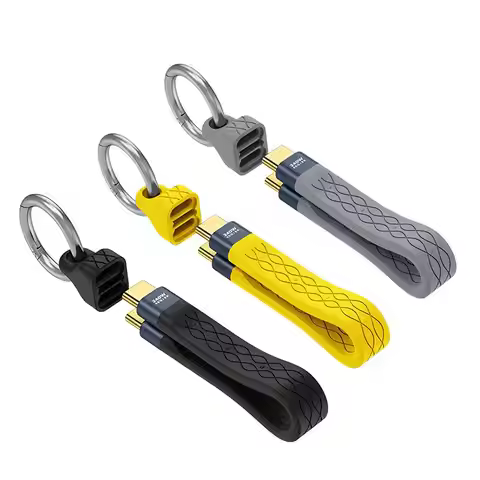 Type-C to Type-C 240W USB4.0 40Gbps Cable Keychain PD3.1 5A 8K@60Hz Data Cord For TV Laptop Tablet M