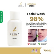 Leika Skincare Facial Wash BPOM &amp; Halal MUI / Sabun Pelembab Kulit Wajah Berminyak Pembersih Pori2 Sabun Glycerin