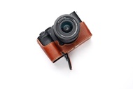 TP Original Handmade Genuine Real Leather Half Camera Case Bag Cover for Sony A7C ii A7CR A7C Mark i