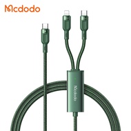 Mcdodo 100W PD 2 in 1 Type-C to Type-C + Cable Compatible For iPhone 1.2M CA878