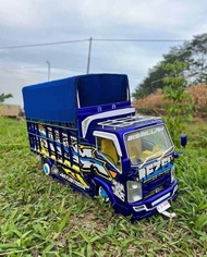 Miniatur truk oleng asli kayu full variasi lampu led kelap-kelip miniatur truk oleng miniatur trek oleng miniatur truck oleng mainan anak-anak mainan edukasi anak kerajinan tangan