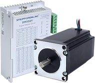 1 Axis CNC Kit 3Nm(425oz.in) 5A φ8mm Shaft Nema 23 Stepper Motor 100mm Body Length & Driver 1.7-5.6A