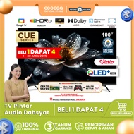 [NEW]  COOCAA TV 100 inch CUE 8600 - GOOGLE TV - QLED - Smart TV - Digital TV - Netflix & Youtube - 