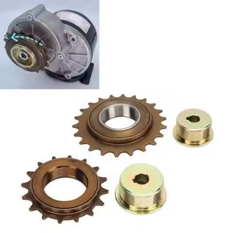 Electric Bike Freewheel Left Drive Adapter Set Iron Sturdy Construction for MY1016Z MY1016 MY1018 MY