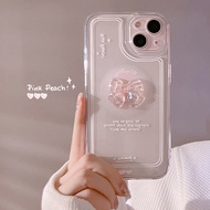 Three-dimensional Crystal Bow Soft Silicone Cute Casing IPhone iPhone15 15plus 15pro 15promax 14promax 13mini 13 13Pro 13pro Max 12Mini 12 12Pro 12Pro Max 11 11Pro 11ProMax XS Max XR XS Case for IPhone 8 Plus 7 8 7 Plus Fashion Phone Cover