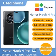 SmartPhone Honor Magic 4 Pro 5g 50MP Camera CPU Snapdragon 8 Gen1 Android Used Phone
