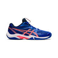 Asics Gel-Blade 8 - Women Indoor Court Badminton / Squash Shoes (Lapis Lazuli Blue / Blazing Coral) 1072A072-401