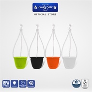 Lucky Star - AZALEA HANGING FLOWER POT CODE 5591 DECORATIVE FLOWER POT/ PLANT POT/