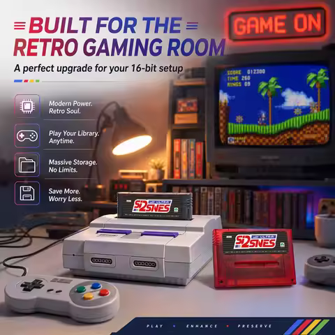 ENJOY Flashcart sd2snes PRO Works With Every Console NTSC/PAL Fast ROM Loading SUPER FX PAK SA-1 Sup