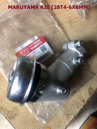 Đầu bò máy cắt cỏ Maruyama 420  đường kính 28 ty vuông 6X6 (MM)