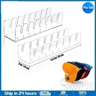 Baseball Cap Storage Rack Acrylic Durable Baseball Cap Curved Display Rack Holds Up to 7 Caps