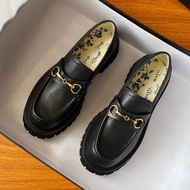 Tisdaini ใหม่ผู้หญิง Snuggle Bug รองเท้าหนาด้านล่างขนแกะซับหนังแท้สไตล์อังกฤษรองเท้าฝนฤดูใบไม้ผลิฤดู