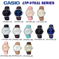 Casio LTP-VT01L / LTP-VT01GL Original &amp; Genuine Leather Series Ladies Watch