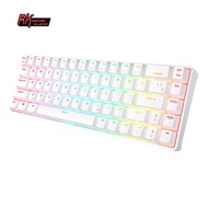 RK Royal Kludge RK68 RGB White 68 Keys Wired keyboard