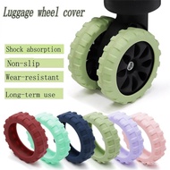 LT1038 PCS Luggage Wheel Protector Suitcase Wheels Ring Rubber Ring Protector Luggage Wheel Cover Noise Reduction