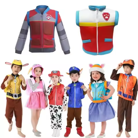 Carnival Clothing Children Patrol dogs Marshall Chase Skye Everest Cosplay Costume Girl Halloween Pa