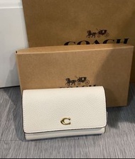 Coach 三折皮夾 銀包卡包