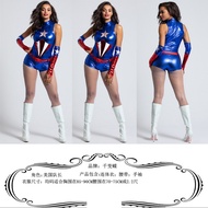✨24 Hours Delivery✨Halloween Costume Adult Female Spiderman Captain America Supergirl Costume Export