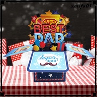 [Umifa] 3D FatherS Day Card Handmade with Message Note Happy Fathers Day Card