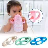 TOPABC Baby Bottle Holder, Universal Easy Grip Silicone Bottle Handles,  Hands Free Feeding Narrow D