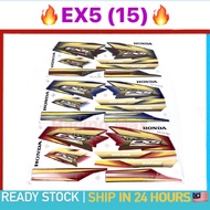 EX5 Dream ( 15 ) Body Cover Stripe Sticker - Black Purple / Blue / Red / Grey / Green / White COVER 