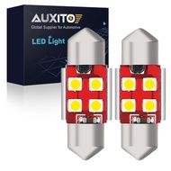 AUXITO 2pcs 31mm 36mm 41mm Festoon 12V LED bulb 3030SMD LED chips car interior Light Door Light Lice