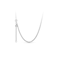 PANDORA Pandora Rolo Chain Necklace Necklace Necklace Adjustable DIY Simple Personalized All-Match