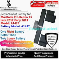Replacement Notebook Battery A1437 for McBook Pro Retina 13 Late 2012 Early 2013 A1425 6400mAh free 