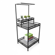 工業風鐵製層架 一體成型免組裝多層展示架 塊根植物專用展示架