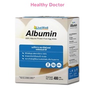 Livewell Albumin ลีฟฟ์เวลล์ อัลบูมิน ผงไข่ขาว ไข่ขาว 100% รสดั้งเดิม รสธรรมชาติ ขนาด 400 กรัม
