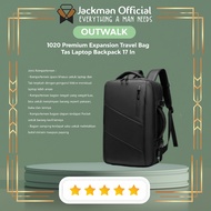 OUTWALK 1020 Premium Expansion Travel Bag - 17-In Laptop Backpack