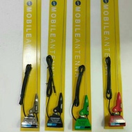HIJAU MESIN MERAH Car and motorbike radio antenna, hood clamp antenna black, red, white, green car r